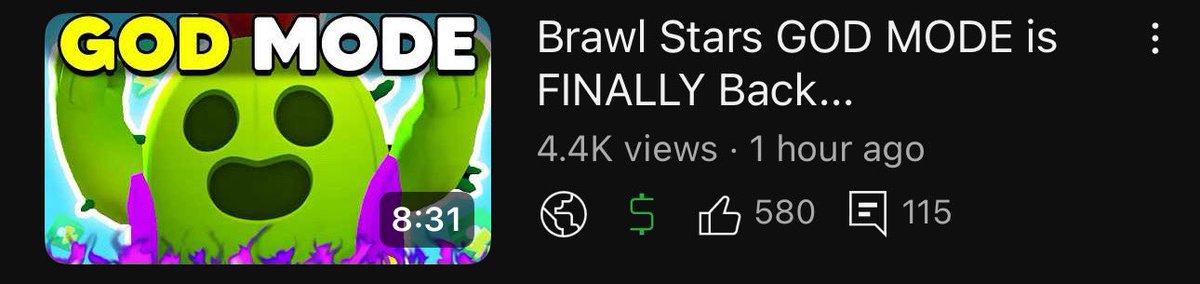 Nubbz3YT's tweet image. It’s a big decision, but I am set on this being my final year of Brawl Stars content creation if the game keeps its direction.

For now, I’m going to do more of what I want instead of only what works, because even what works just doesn’t fly anymore.

Og era is (kinda) back 🫡