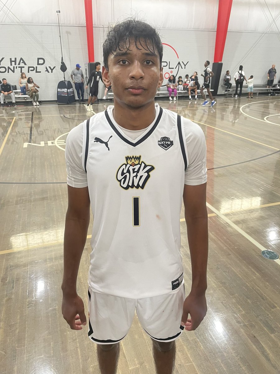 Sohan Alla is a rising senior that can shoot the cover off the basketball. His ability to shoot the ball on the ball catch is incredible. If you leave him open he’ll you pay for it.