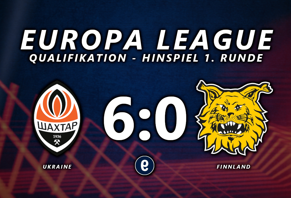 Schachtar Donezk startet souverän in die Qualifikation zur Europa League! 🏆 In Ljubljana besiegen die Ukrainer Tampereen Ilves mit 6:0.  🇺🇦👇

➡️ Alle Ergebnisse und Übersichten zur Europapokal-Qualifikation: diefalsche9.de/teilnehmer-und…
