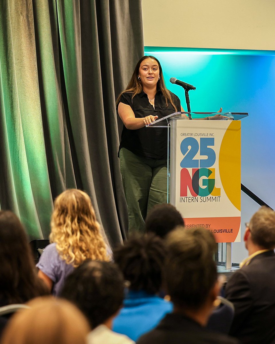 Racing Louisville FC (@racingloufc) on Twitter photo Our fearless leader inspiring interns across Louisville 🥹
<a href="/GLIchamber/">Greater Louisville Inc. - Your Metro Chamber</a>'s “Next-Gen Lou” welcomed #RacingLou general manager, Caitlyn Flores Milby, as their keynote speaker today! Our fearless leader inspiring interns across Louisville 🥹
<a href="/GLIchamber/">Greater Louisville Inc. - Your Metro Chamber</a>'s “Next-Gen Lou” welcomed #RacingLou general manager, Caitlyn Flores Milby, as their keynote speaker today!