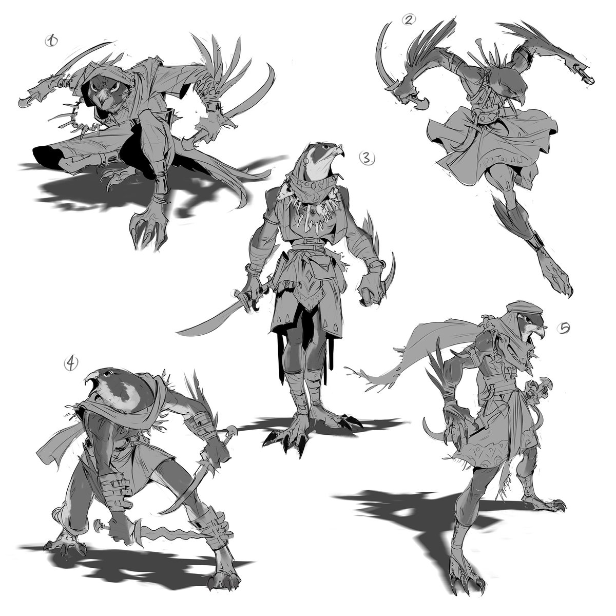 Blood Talon sketches