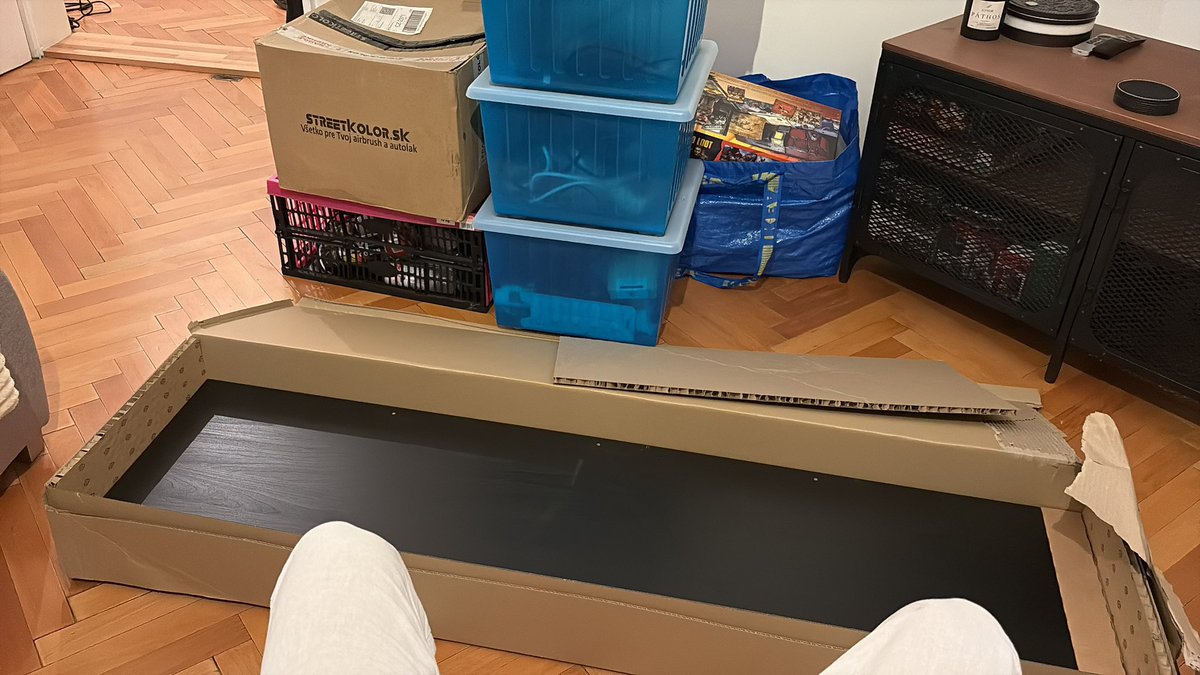 The move is going well but I am so sick and tired of assembling IKEA furniture…
