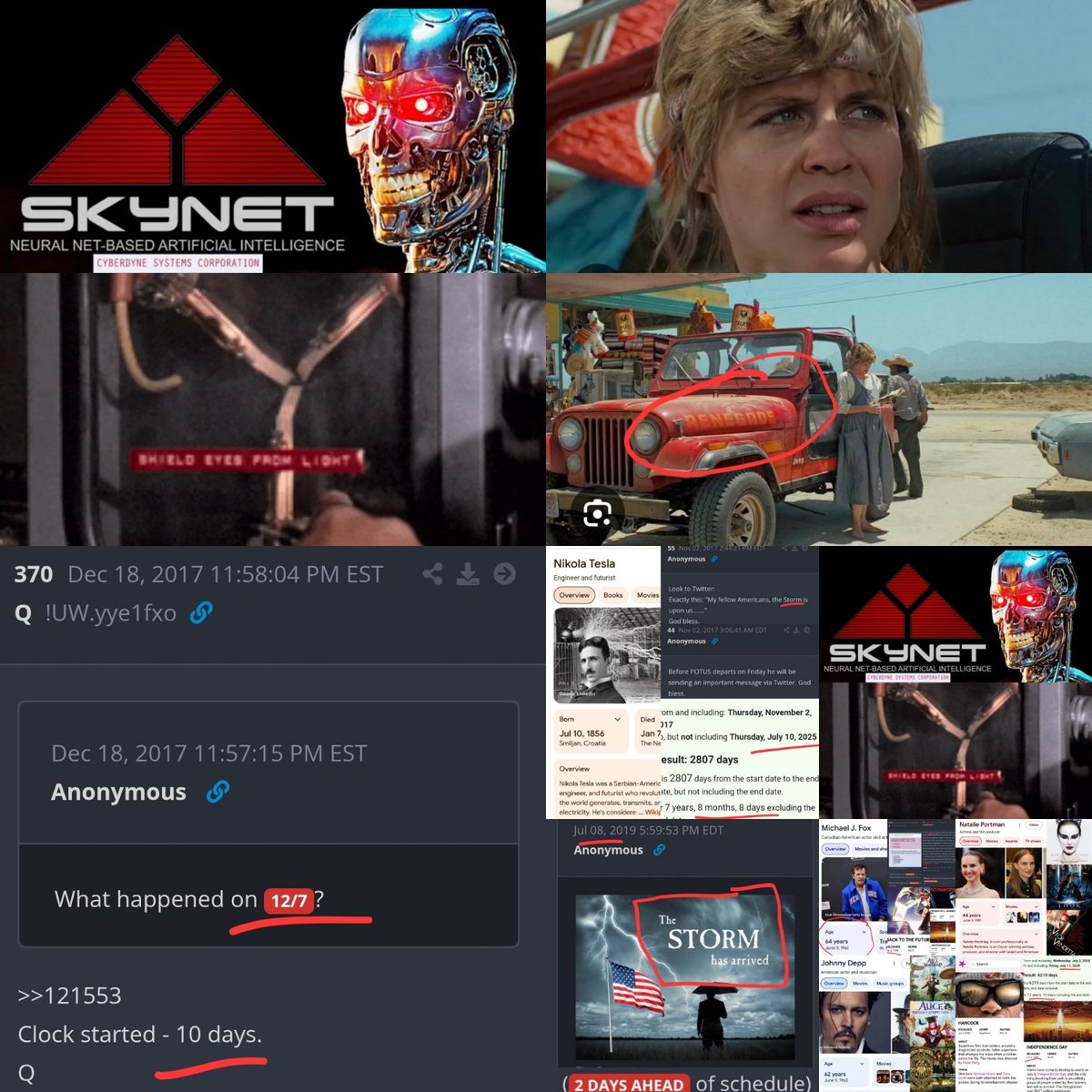 THE STORM IS HERE‼️🍿

We are waiting for q post 44 released 7 years 8 months 8 days ago...the 7 year Tribulation Is almost over today we go 88mph we are the Storm think Xmen🦸‍♂️

We are waiting to leave the world behind and enter a Brave New World. Leave The world behind where