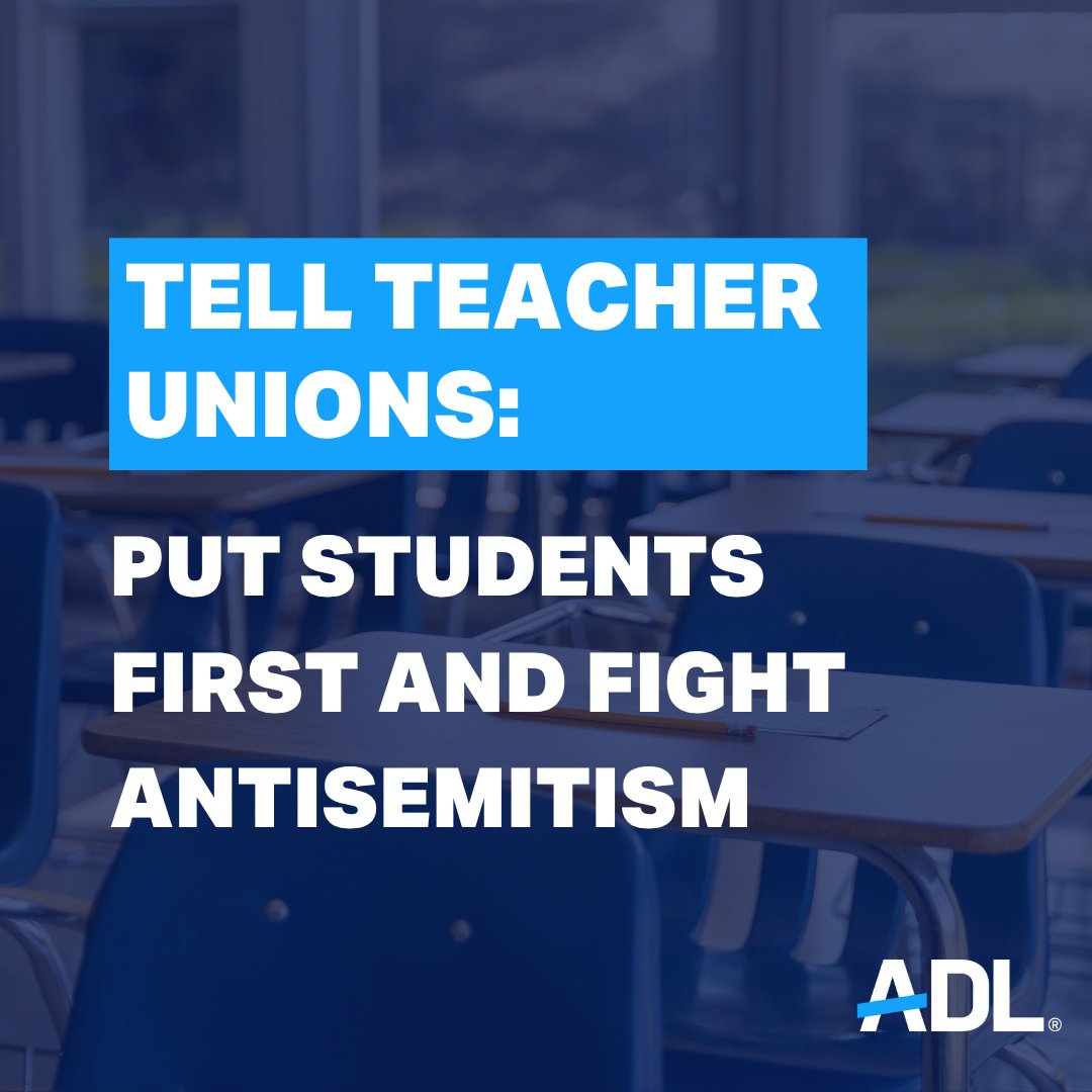 By cutting ties with <a href="/ADL/">ADL</a>, <a href="/NEAToday/">NEA</a> is stripping schools of trusted, time-tested resources that help educators teach about the Holocaust, address antisemitism &amp; combat all forms of hate. Tell the NEA to recommit to the fight against antisemitism. action.adl.org/a/nea?sourceid…