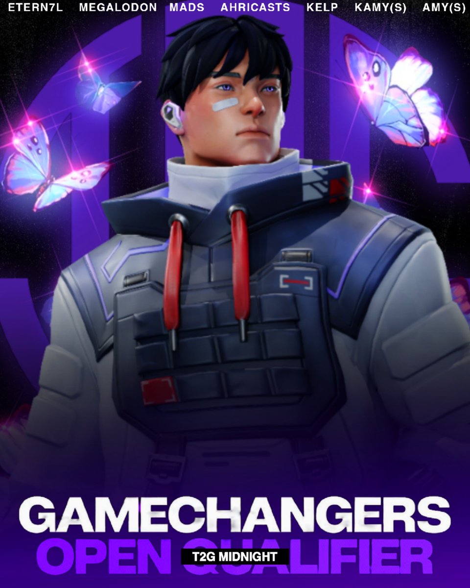 T2G Valorant (@t2g_valorant) on Twitter photo Our Last Chance At Victory🏆
Please Welcome The New & Improved T2G Midnight🌌
🦋 | <a href="/etern7lfps/">eternal</a> 
🦋 | <a href="/AhriCasts/">AhriCasts</a> 
🦋 | <a href="/madsmoney666/">mads (they/them)</a> 
🦋 | <a href="/kelpily/">kelp</a> 
🦋 | <a href="/TheMega1odon/">Megalodon</a> 
⭐️ | <a href="/Kamykazi2/">Kamy</a> (s)
⭐️ | <a href="/amyval_/">amy</a> (s) Our Last Chance At Victory🏆
Please Welcome The New & Improved T2G Midnight🌌
🦋 | <a href="/etern7lfps/">eternal</a> 
🦋 | <a href="/AhriCasts/">AhriCasts</a> 
🦋 | <a href="/madsmoney666/">mads (they/them)</a> 
🦋 | <a href="/kelpily/">kelp</a> 
🦋 | <a href="/TheMega1odon/">Megalodon</a> 
⭐️ | <a href="/Kamykazi2/">Kamy</a> (s)
⭐️ | <a href="/amyval_/">amy</a> (s)
