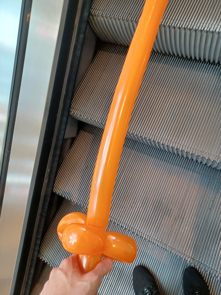 This guy was making balloon animals for free in the mall