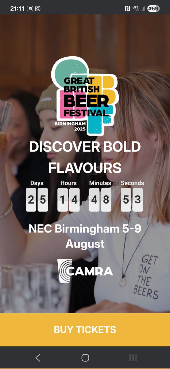Have you secured your Trade Tickets to attend <a href="/gbbf/">The Great British Beer Festival</a> at the NEC? The 10 talks provide space to discuss issues <a href="/CAMRA_Official/">CAMRA</a> are campaigning about. Great British Beer Festival | Conference Programme share.google/B9SrDicjCWl4Ku… Be quick!