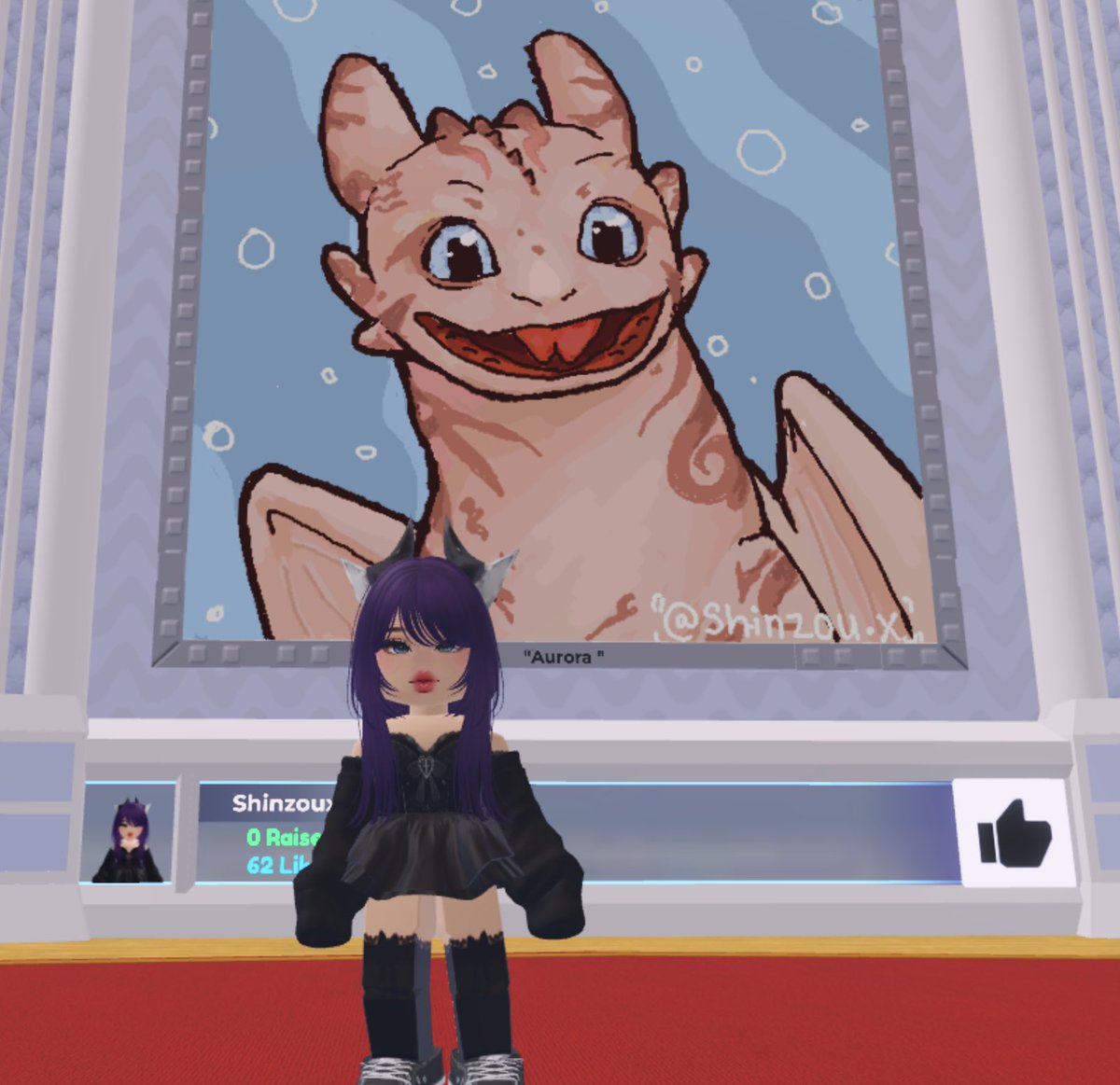 ShinzouuX's tweet image. Roblox drawing of my #httyd oc. I fear I may be an iPad kid ✋😔