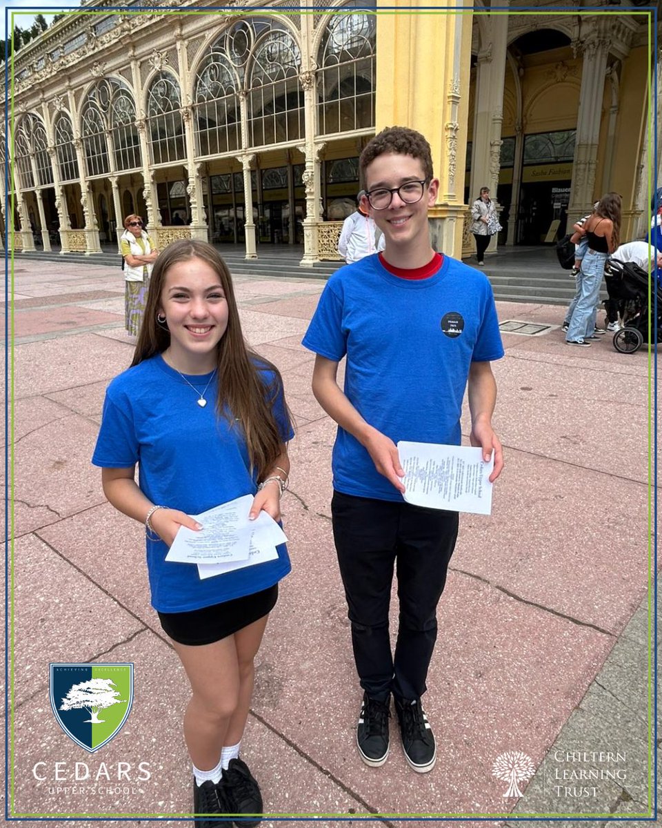 Cedars_Upper's tweet image. Third and final concert in the idyllic spa town of Mariánské Lázně. Students thoroughly enjoyed flyering next to the ‘Singing Fountain’, pulling in quite the crowd! The next leg of the world tour to be announced - keep your eyes peeled for tickets!