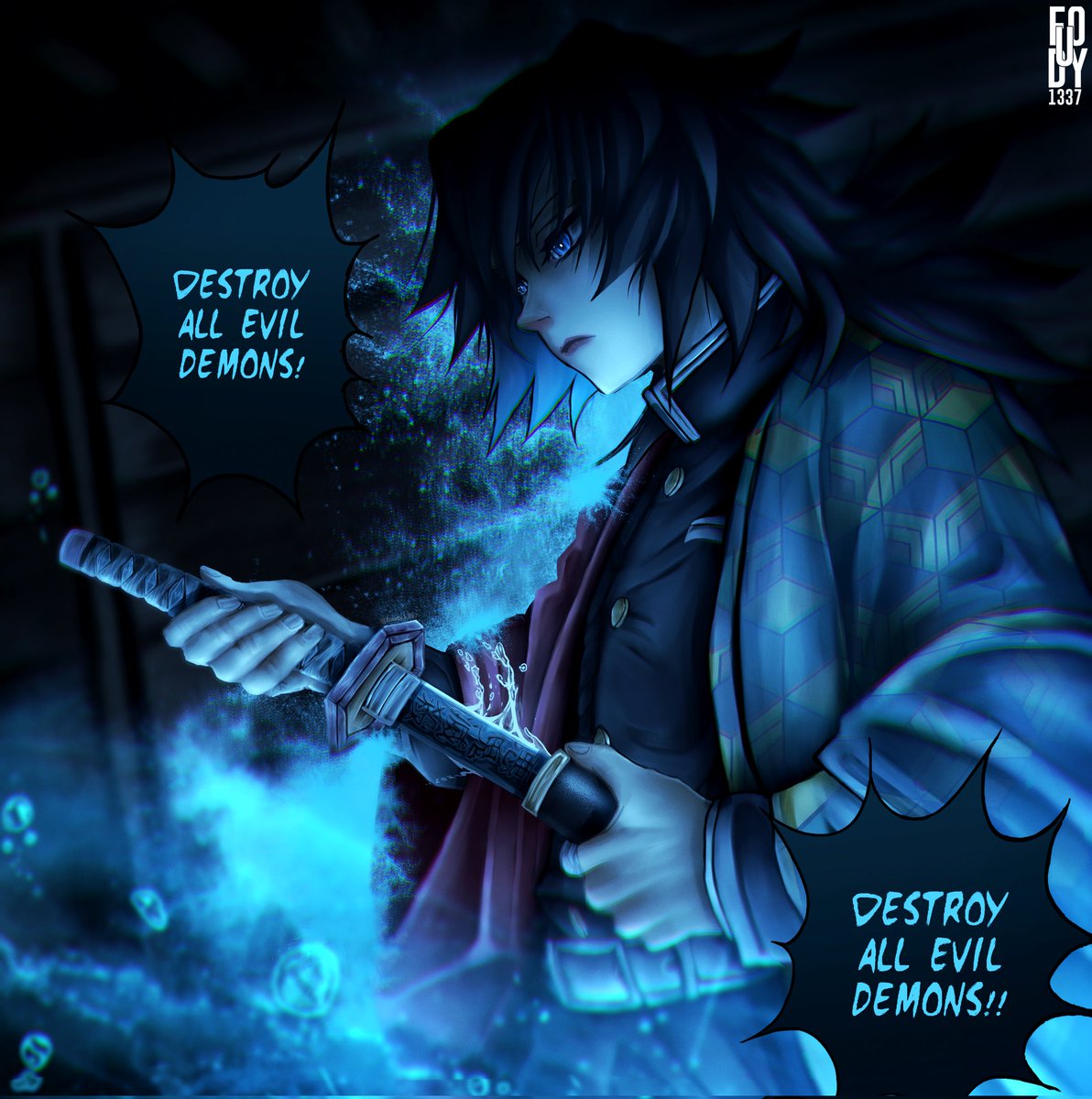 Foudy1337's tweet image. Giyuu Tomioka #DemonSlayer #KNY #kimetsu_no_yaiba #mangacoloring #鬼滅の刃
