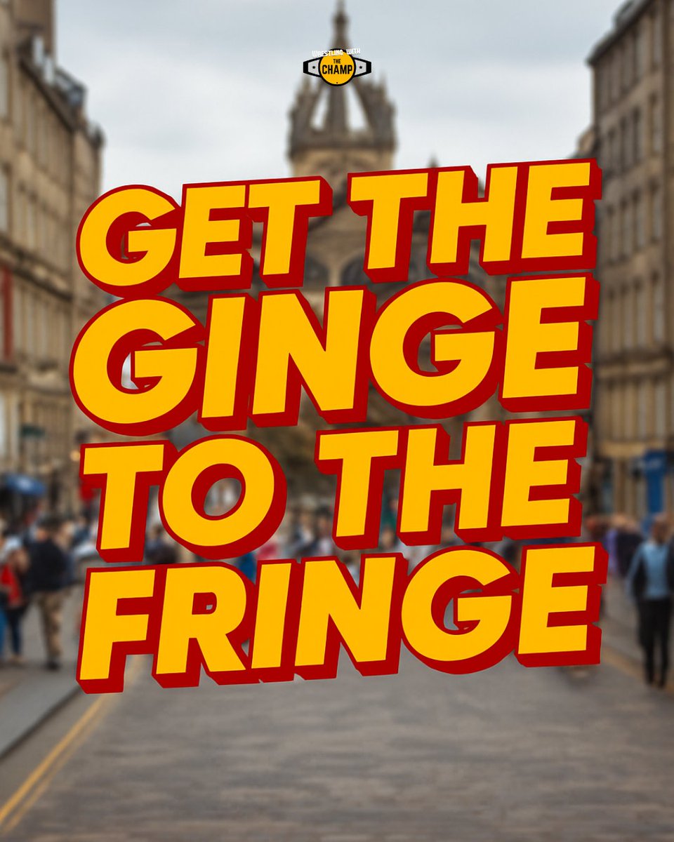 Yo! Can you help us climb a fundraising mountain?

We're on a mission to get the Ginge to Edinburgh Fringe, but we need a bit o' cash to reach the top 🗻

Don't feed the corporate machine, feed us instead and support our indie wrestling comedy gameshow 🙏

ko-fi.com/wrestlingwitht…
