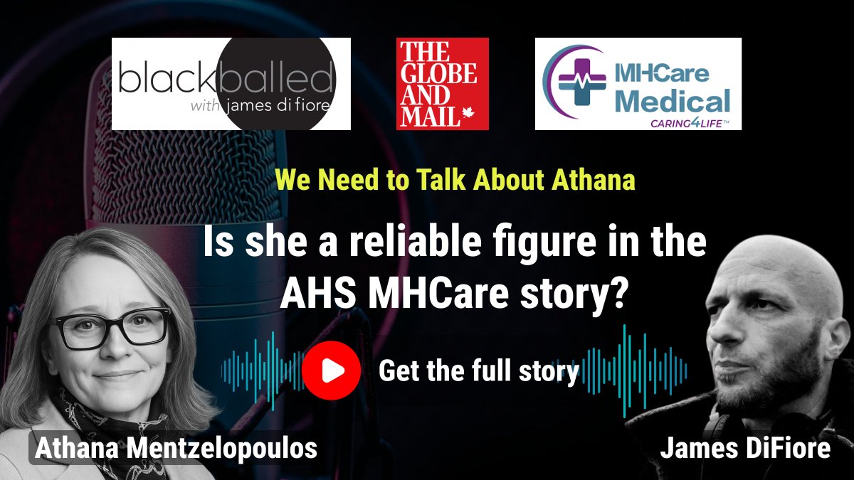 James DiFiore (@jamesdifiore) on Twitter photo Tonight at 6PM ET on Blackballed.
Athana Mentzelopoulos has made various claims in her lawsuit against the Alberta Govt.
Nobody has tested Athana's credibility.
We will give you the reporting that should have been done months ago by <a href="/CarrieTait/">Carrie Tait</a> & <a href="/TheBreakdownAB/">The Breakdown</a> Tonight at 6PM ET on Blackballed.
Athana Mentzelopoulos has made various claims in her lawsuit against the Alberta Govt.
Nobody has tested Athana's credibility.
We will give you the reporting that should have been done months ago by <a href="/CarrieTait/">Carrie Tait</a> & <a href="/TheBreakdownAB/">The Breakdown</a>