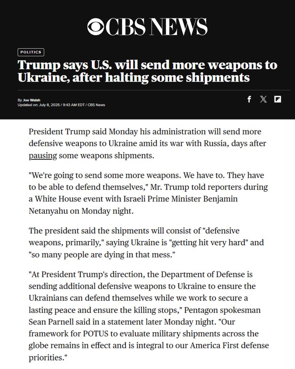 I joined 55 colleagues pushing the Administration to resume weapons shipments to Ukraine to support its ongoing fight for democracy. Thankfully, the Admin course-corrected after we sent our letter.