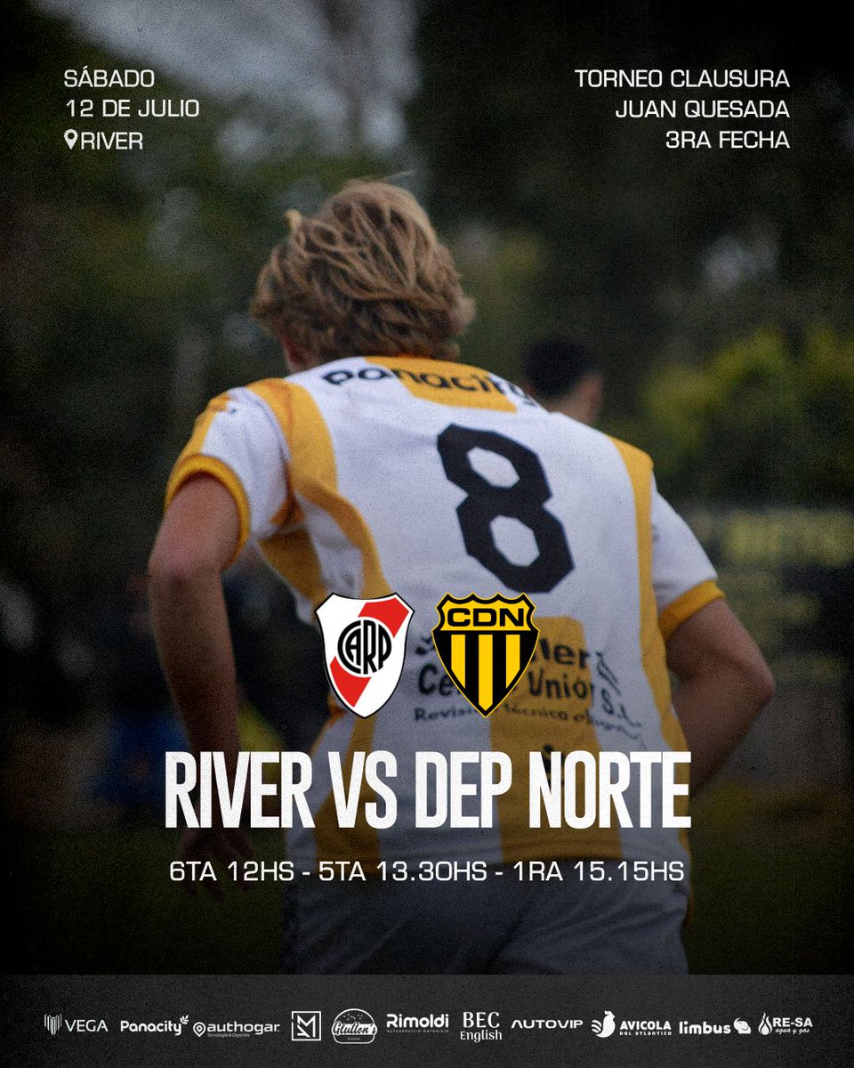 𝗘𝘀𝘁𝗲 𝘀𝗮́𝗯𝗮𝗱𝗼 𝘃𝗼𝗹𝘃𝗲𝗺𝗼𝘀 𝗮 𝗹𝗮 𝗰𝗮𝗻𝗰𝗵𝗮

Nueva fecha del Clausura, esta vez en condición de visitante ante River.

💛🖤