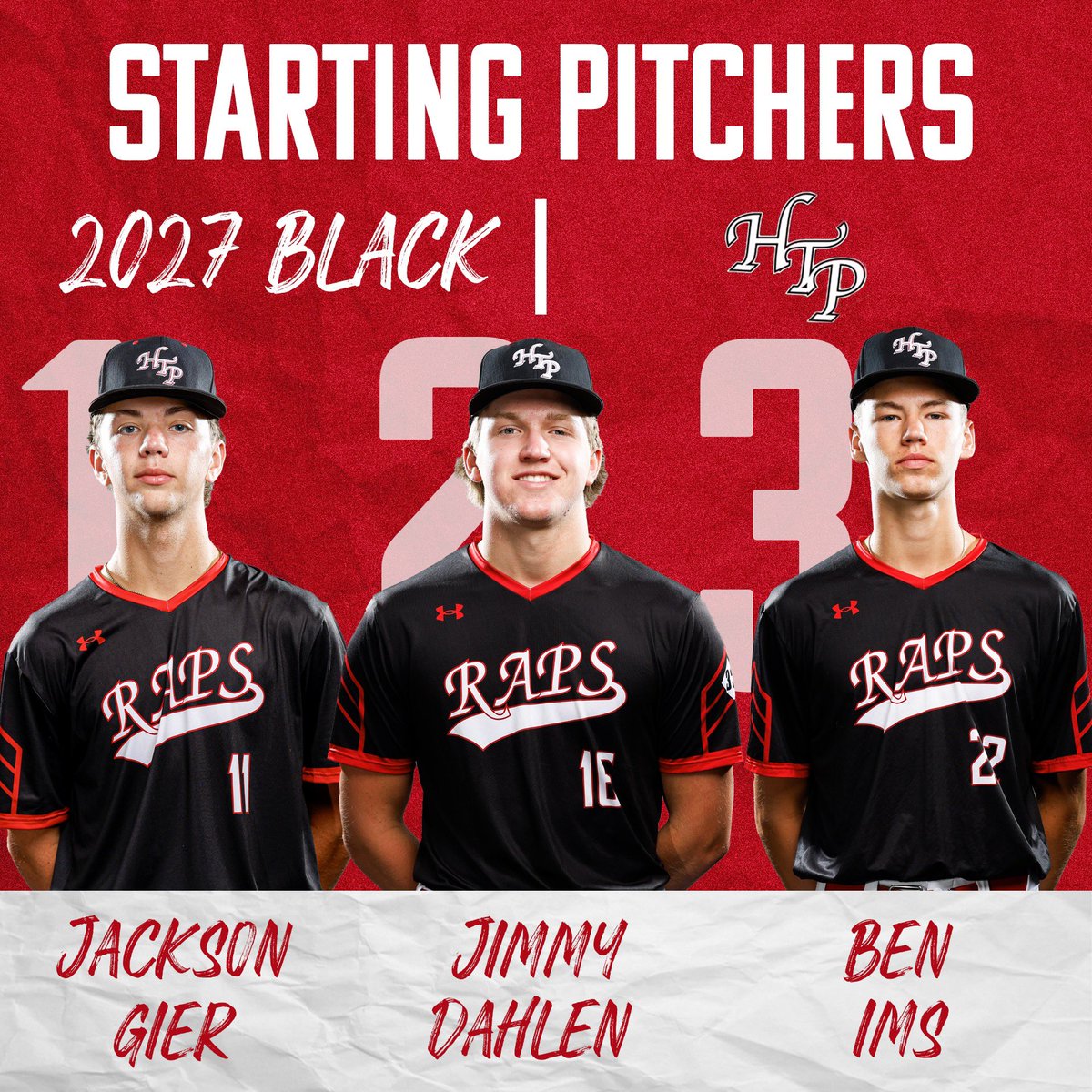 HTP Academy (MN) (@htpacademy) on Twitter photo Pitching Rotation: 2027 National Black (MN) <a href="/BUSShowcase/">Best in the US Showcases</a> 🔥
<a href="/JacksonGier08/">Jackson Gier</a> <a href="/Jimmydahlen2027/">Jimmy Dahlen</a> <a href="/BenIms22/">Ben Ims</a> Pitching Rotation: 2027 National Black (MN) <a href="/BUSShowcase/">Best in the US Showcases</a> 🔥
<a href="/JacksonGier08/">Jackson Gier</a> <a href="/Jimmydahlen2027/">Jimmy Dahlen</a> <a href="/BenIms22/">Ben Ims</a>