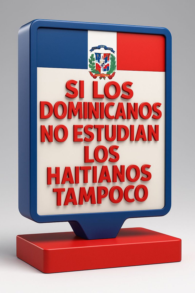 Movimiento Duartianos Unidos (@duartianounido) on Twitter photo ⚠️🇩🇴 ¡Dominicanos despierten! No es justo que en las escuelas no haya cupo para nuestros hijos mientras a los haitianos sí se les abre la puerta. ✊🏼 Es hora de exigir que se respete a nuestra gente.
<a href="/TribunalConstRD/">TCRD</a>
<a href="/raquelarbaje/">Raquel Arbaje</a> <a href="/JosePaliza/">Jose Paliza</a>
<a href="/PRM_Oficial/">PRM</a> <a href="/FPcomunica/">@Fuerza del Pueblo (FP)</a> ⚠️🇩🇴 ¡Dominicanos despierten! No es justo que en las escuelas no haya cupo para nuestros hijos mientras a los haitianos sí se les abre la puerta. ✊🏼 Es hora de exigir que se respete a nuestra gente.
<a href="/TribunalConstRD/">TCRD</a>
<a href="/raquelarbaje/">Raquel Arbaje</a> <a href="/JosePaliza/">Jose Paliza</a>
<a href="/PRM_Oficial/">PRM</a> <a href="/FPcomunica/">@Fuerza del Pueblo (FP)</a>