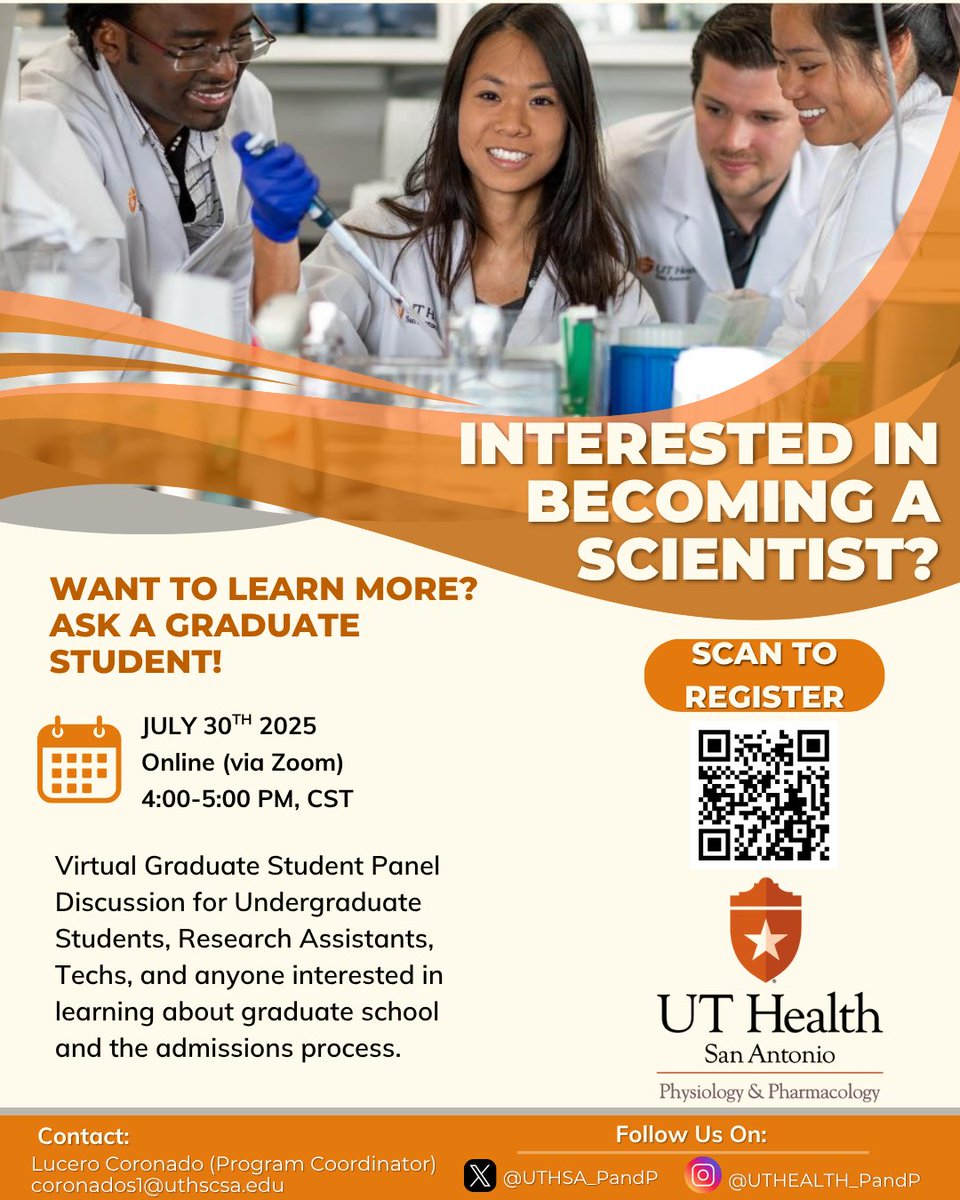 UT Health SA Physiology and Pharmacology Program tweet media