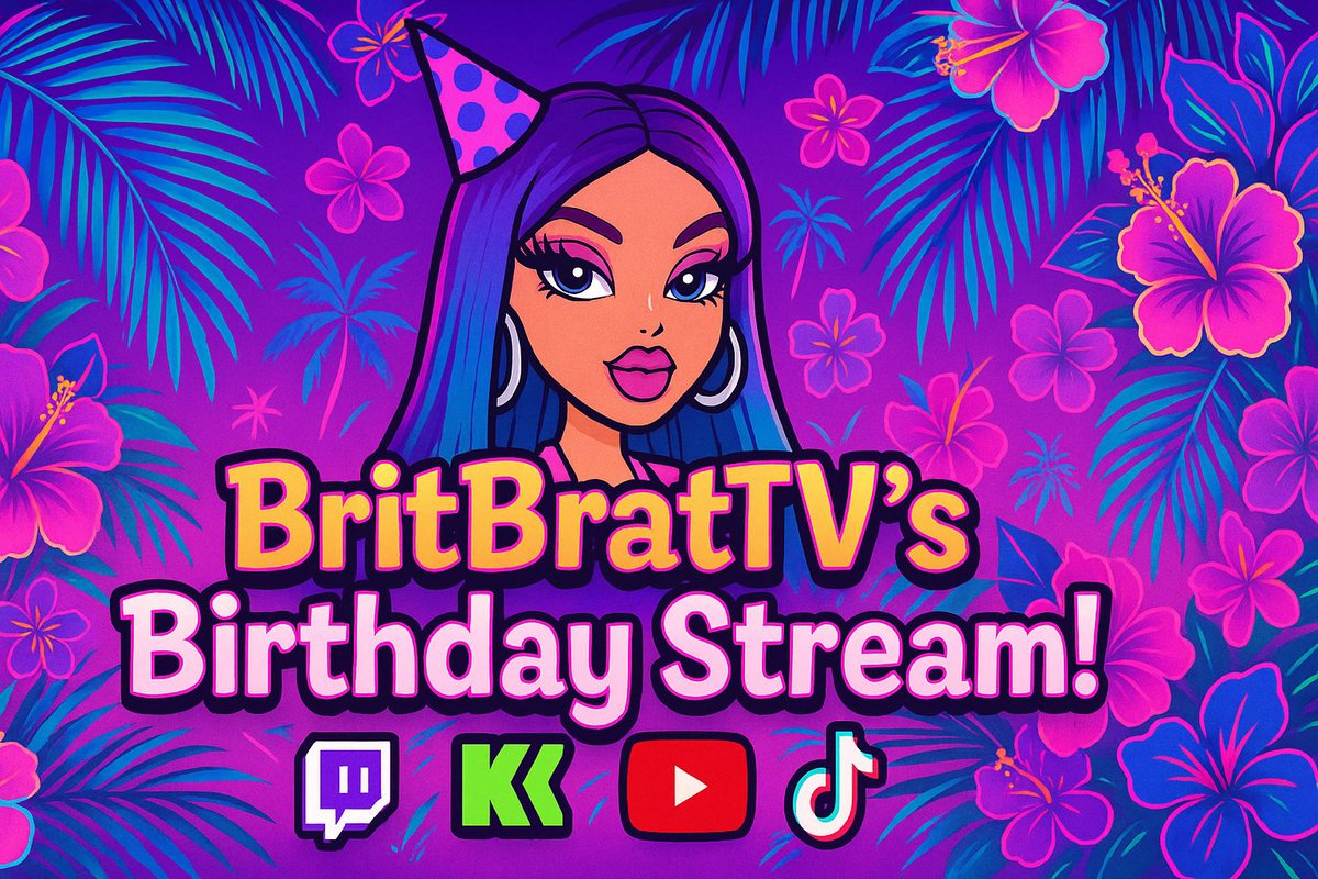 30th birthday STREAM is tomorrow!

Cant wait to see you all there with me!!🥳🥳