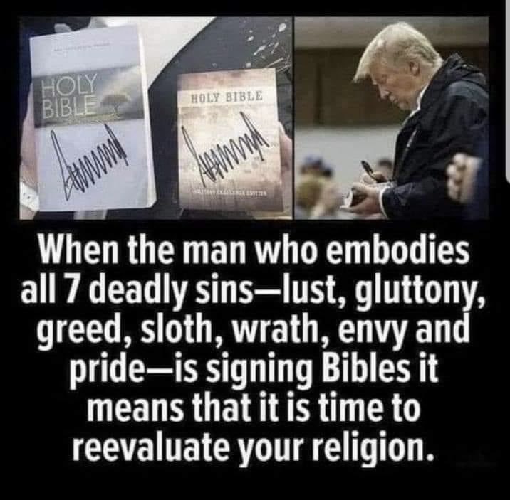 ProudAFAmerican's tweet image. Where are all the religious leaders who support trump now? They used to preach against the cabal, led by Clinton, of child rapists. Why have they fallen silent? Don't they care anymore? They preached about "Pizzagate." Nothing now?
#EpsteinCoverUp
#DemVoice1 #wtpBLUE #DemsUnited