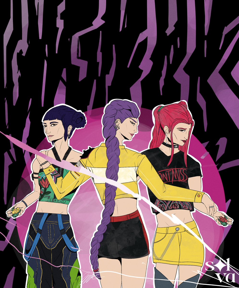Salv8ion_'s tweet image. Okay this one really took a lot out of me but I love it so so much. They don’t miss and neither do I #KPOPDEMONHUNTERS #HUNTRIX
