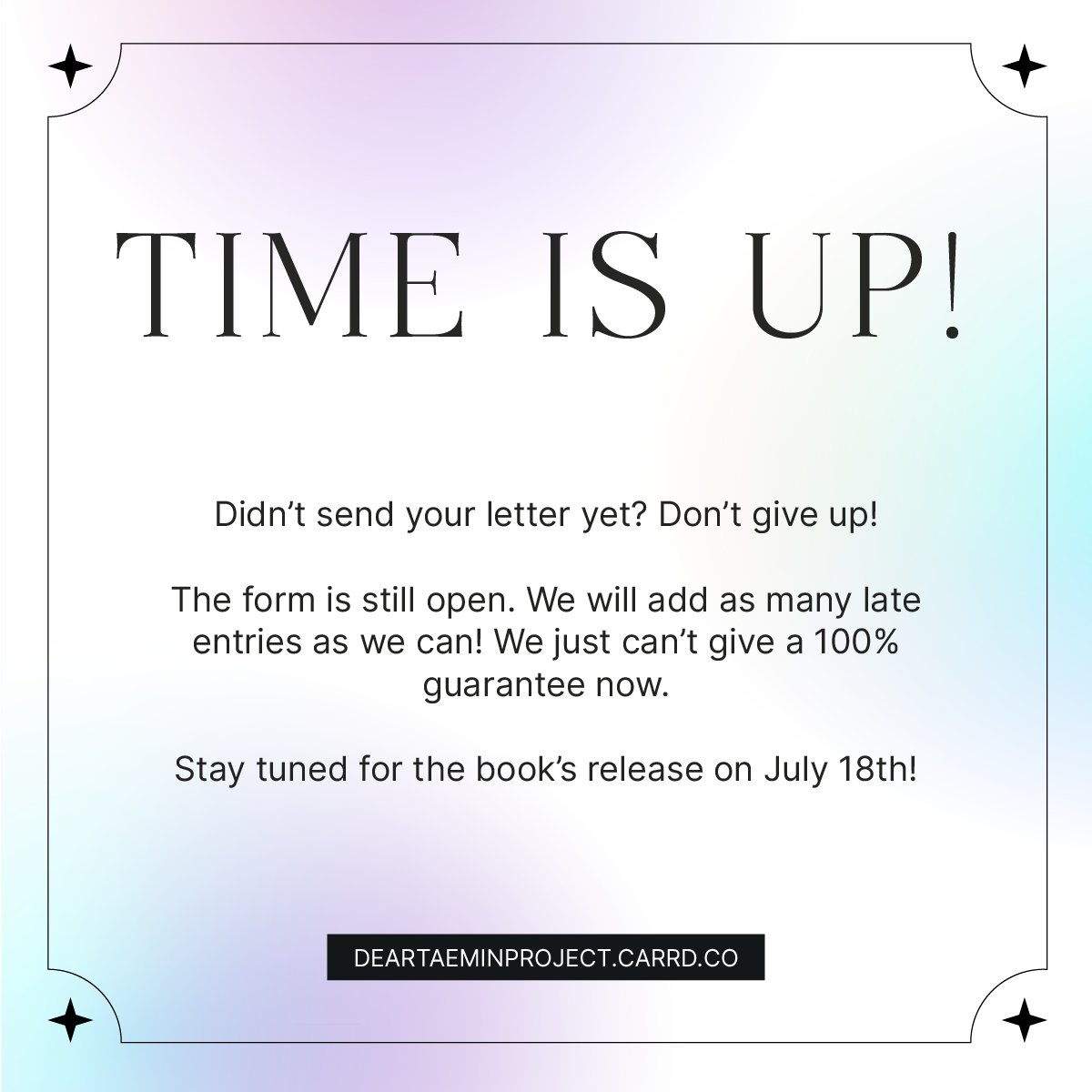 Dear Taemin Project tweet media