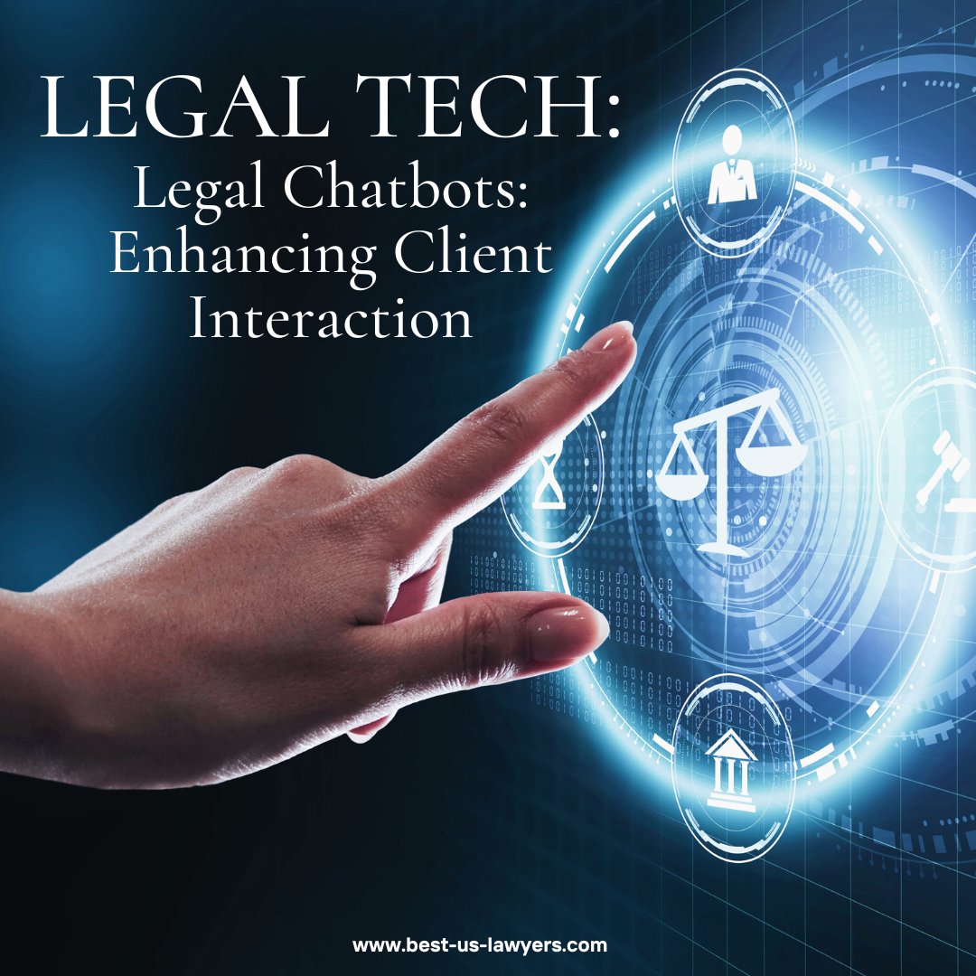 BestUSLawyers's tweet image. Legal chatbots are improving client interaction by providing instant responses to common legal questions. This enhances client satisfaction and frees up time for more complex tasks. 
Could a chatbot benefit your practice? 

#LegalChatbots #ClientInteraction #BestUSLawyers