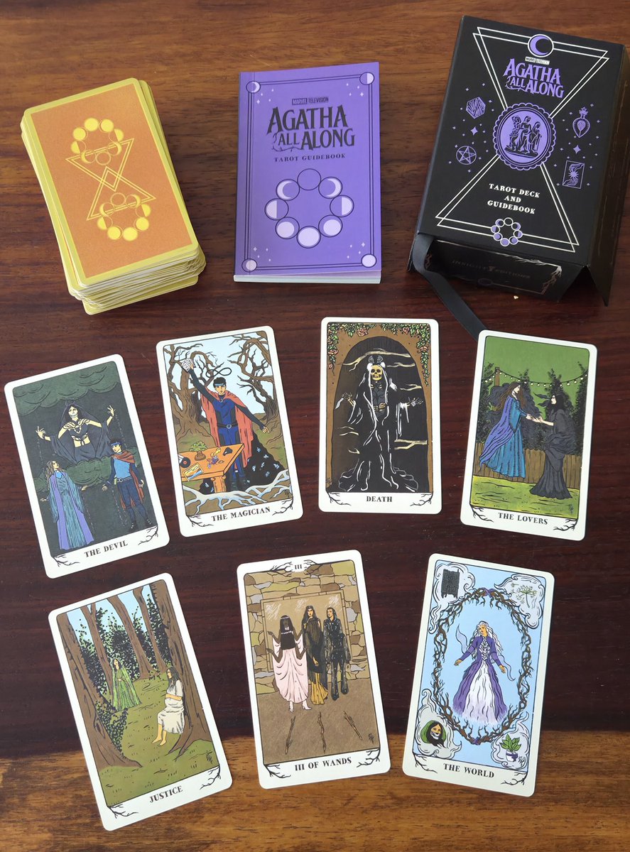ScarletWitchUpd's tweet image. 'AGATHA ALL ALONG TAROT DECK AND GUIDEBOOK' is now out.
Buy here: 🔗amzn.to/4kvVtBy #ad
