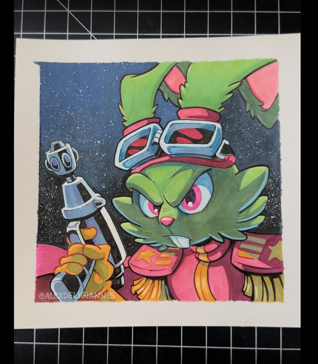 AlexDeligiannis's tweet image. And here’s the finished result. Original will be for sale at Comic-Con, booth 1537. (Which is creeping up very fast.) #buckyohare #sdcc2025