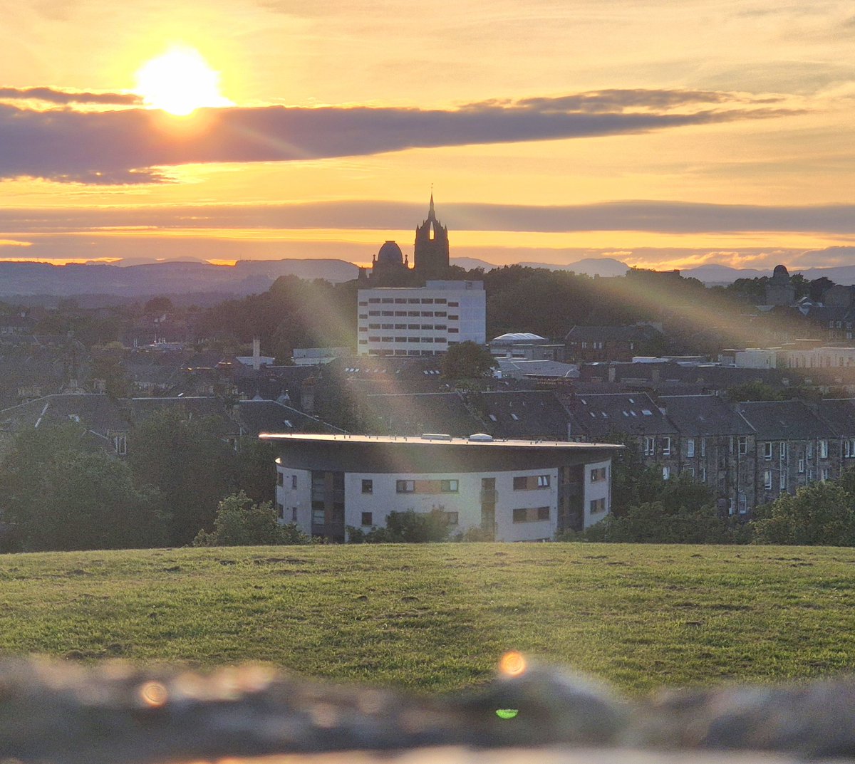 Summer sunset in Paisley 
#Scotland