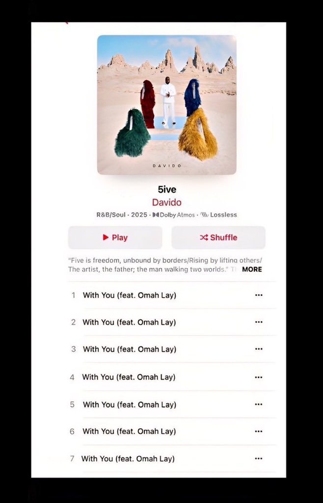 5ive tour tracklist 🔥