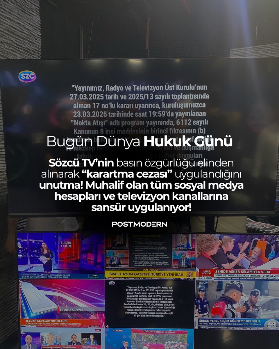 3) Basın özgürlüğü engellenemez, sansürün karşısında olacağız.