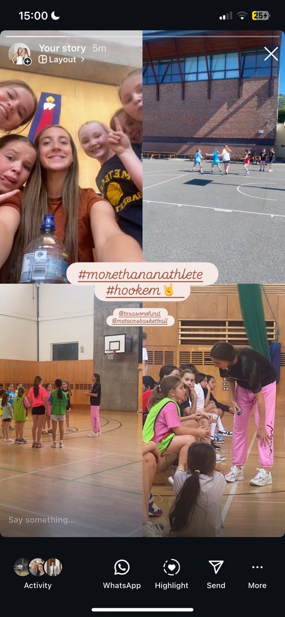 Had the best time coaching in my local club learning from the next generation 💪💪 #morethananathlete #HookEm @TexasOneFund