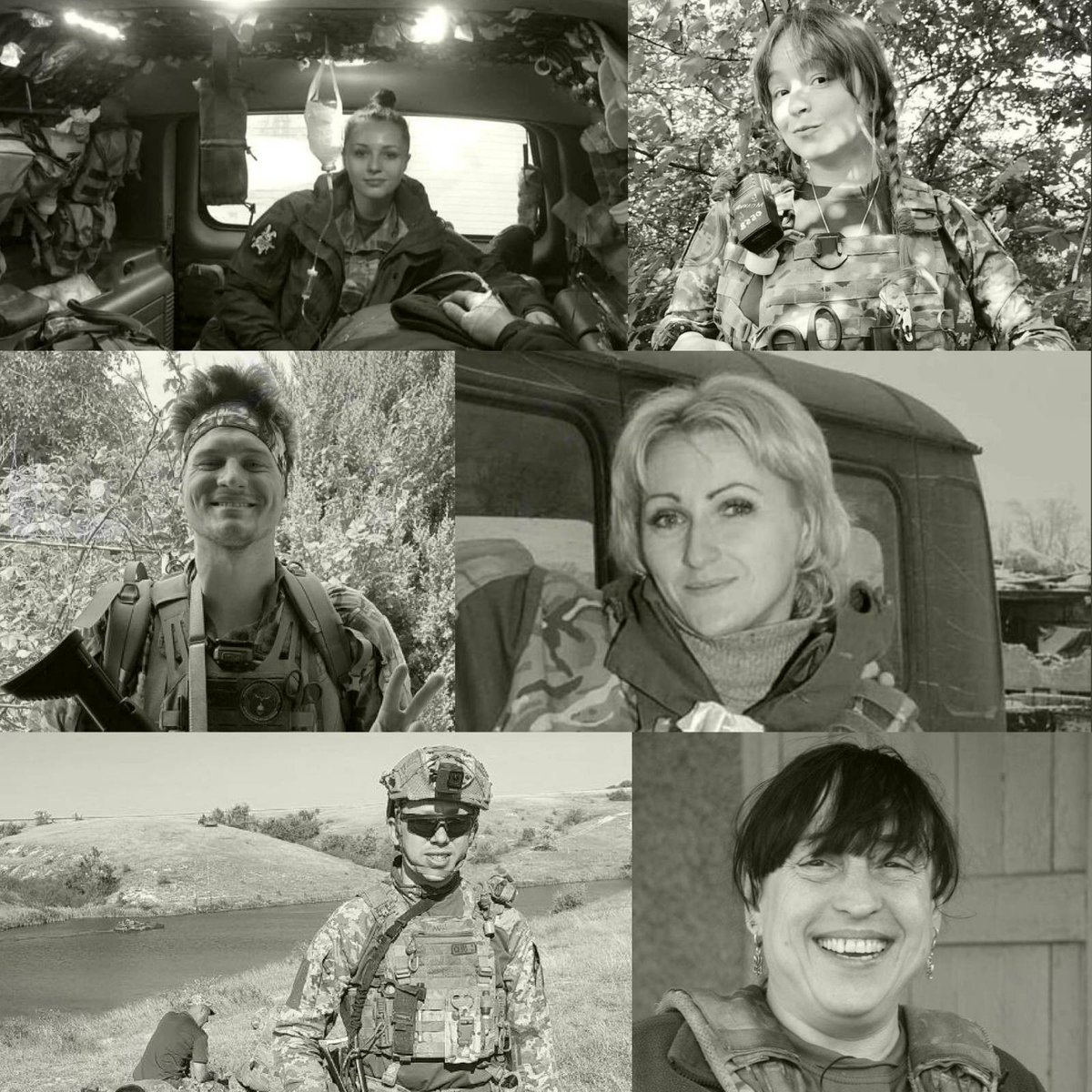 Leleka_FDN's tweet image. July 10, Ukraine honors its fallen medics . @Leleka_FDN stands in solidarity.
In the photo: medics whom we supported during their service :Mariia Vlasiuk, Daria Filipieva, Hryhorii Tsekhmistrenko, Valentyna Pushych, Mykyta Ruban, Iryna Shevchenko.
RIP, Heroes.
#MedicalHeroes