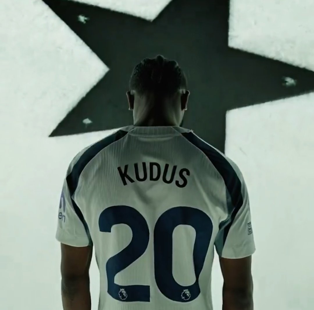 🚨📝 𝐎𝐅𝐅𝐈𝐂𝐈𝐀𝐋 | Tottenham complete the signing of Mohammed Kudus from West Ham United for £55M.

The Ghana international has agreed a long-term contract and will wear the number 20 shirt.