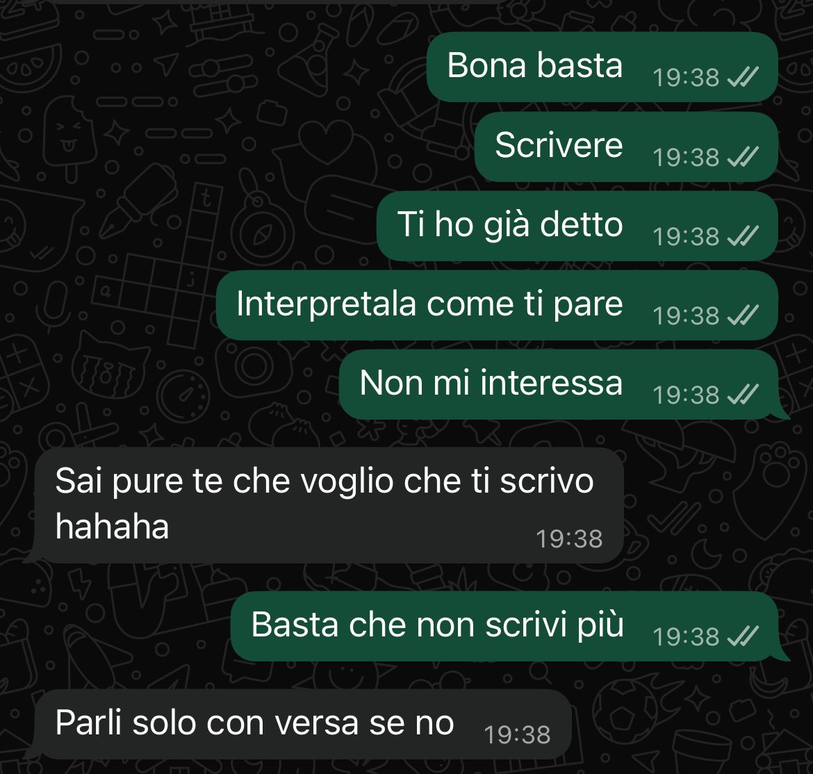 Blud pensa di essere la mia fidanzata