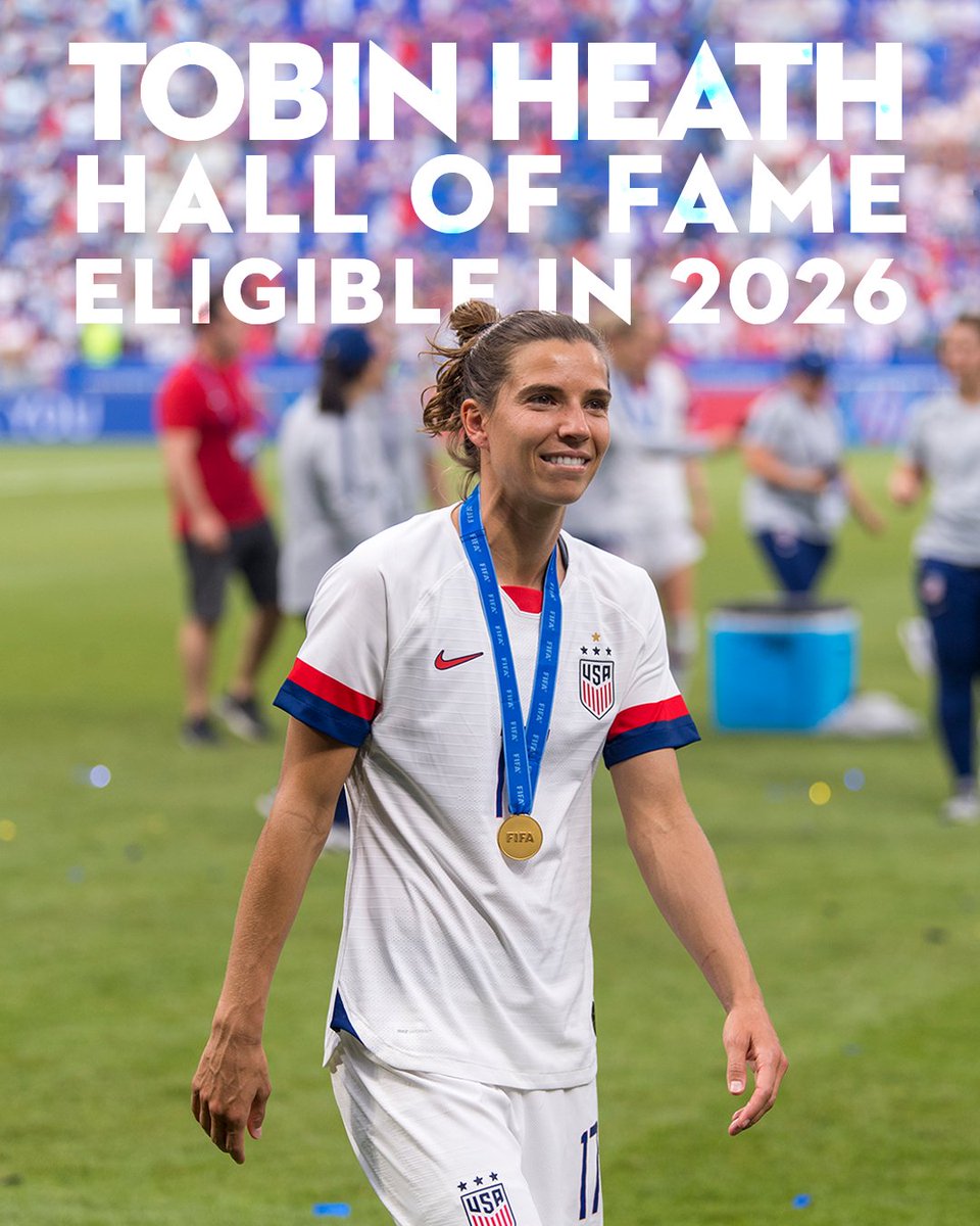 soccerhof's tweet image. A serial winner who changed the game forever.
Congratulations on an incredible career, @TobinHeath!