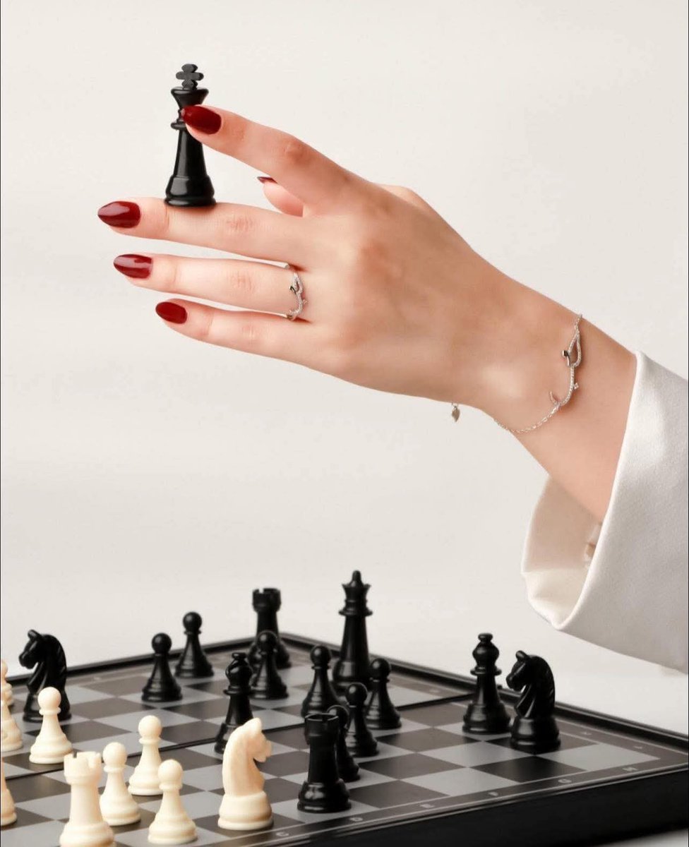تحـركّ في صمتّ ، تكلـم فقط حين يحين وقت قول كش ملـكّ ♥️♟️📌