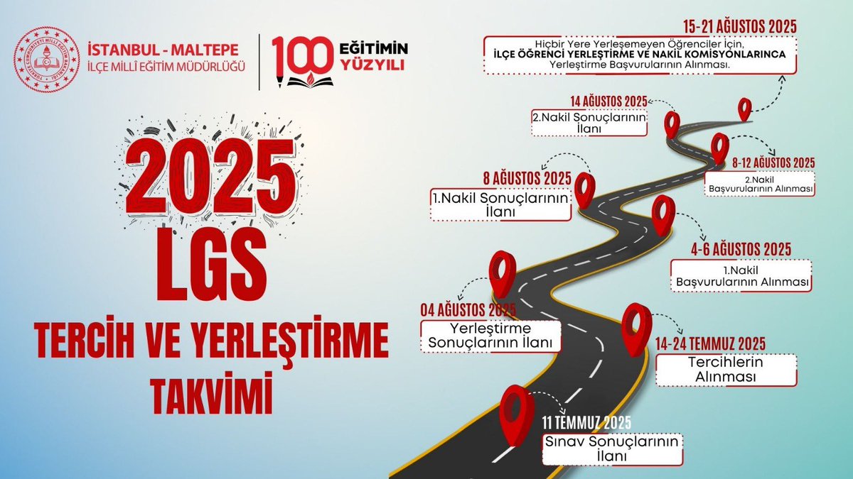 Maltepe İlçe Millî Eğitim Müdürlüğü (@maltepemem34) on Twitter photo 📣 2025 LGS Tercih ve Yerleştirme Takvimi
<a href="/tcmeb/">Millî Eğitim Bakanlığı</a> <a href="/istanbulilmem/">İstanbul İl Millî Eğitim Müdürlüğü</a> <a href="/halebagceozbas/">Hale Bağce Özbaş</a> 📣 2025 LGS Tercih ve Yerleştirme Takvimi
<a href="/tcmeb/">Millî Eğitim Bakanlığı</a> <a href="/istanbulilmem/">İstanbul İl Millî Eğitim Müdürlüğü</a> <a href="/halebagceozbas/">Hale Bağce Özbaş</a>