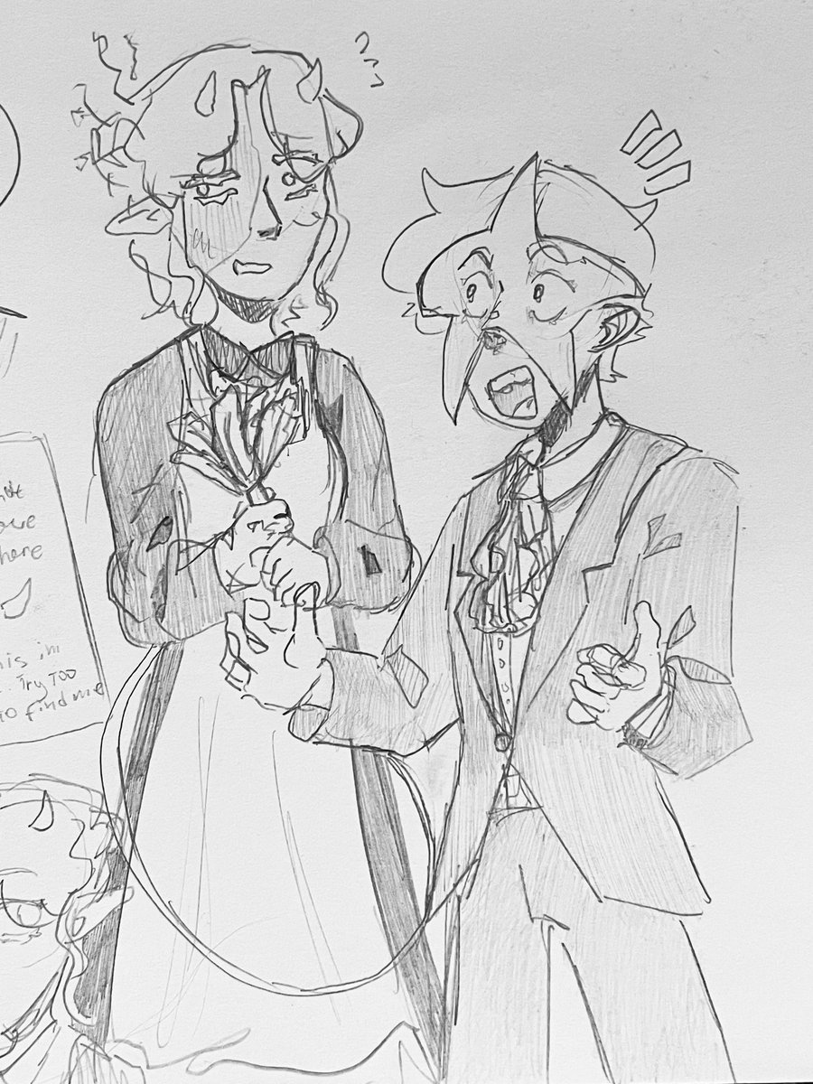 MorGvenHug's tweet image. Serapter seems very puzzled by something hahahah
#whitepine #ivorycellofanart #setapterfanart #ivorycello #serapter