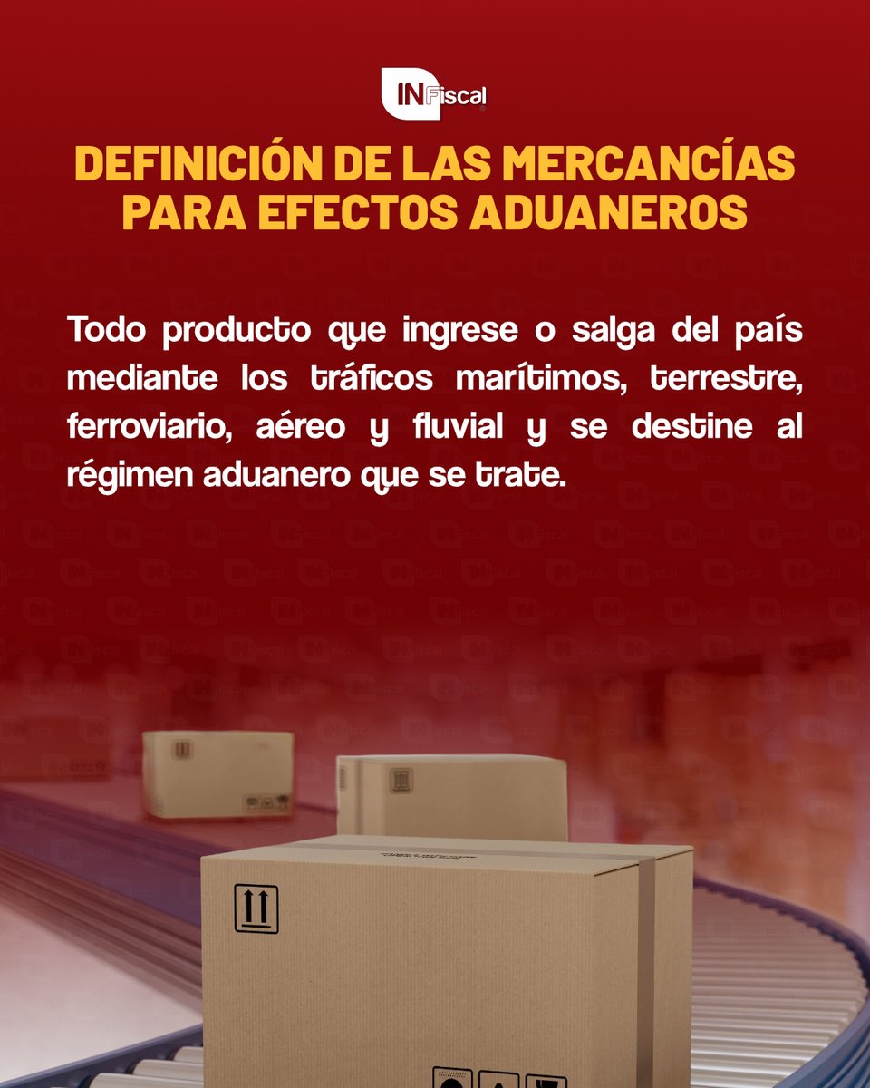 IN_Fiscal's tweet photo. Se refiere a los productos, artículos, efectos y cualesquiera otros bienes, incluso aquellos que las leyes consideren inalienables o irreductibles a propiedad particular.

#contadores #contadoresmexico #INFiscal #mercancias #aduana https://t.co/8CKmjVAlSi