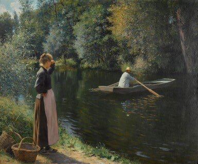 Waiting for the Ferry
Léopold-François Kowalsky
1856-1931