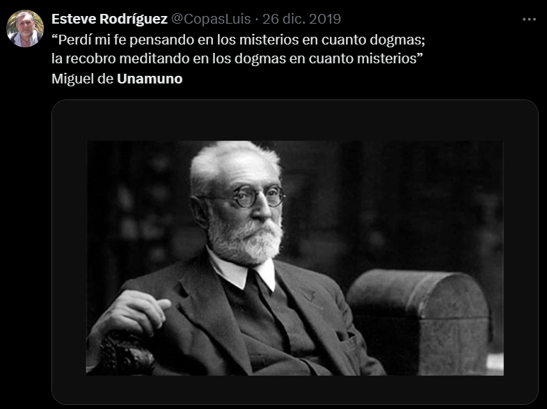 CopasLuis's tweet photo. 🧵 ¿Cómo es posible creer en dogmas si Dios es inefable?
Una reflexión sobre fe, lenguaje y el sentido de lo que la tradición llama dogma.

(Spoiler: el dogma no encierra a Dios, lo protege del reduccionismo humano)
¿Te interesa?  Si es que sí, lee el hilo y comenta.👇 https://t.co/G0VWCjo2Wx