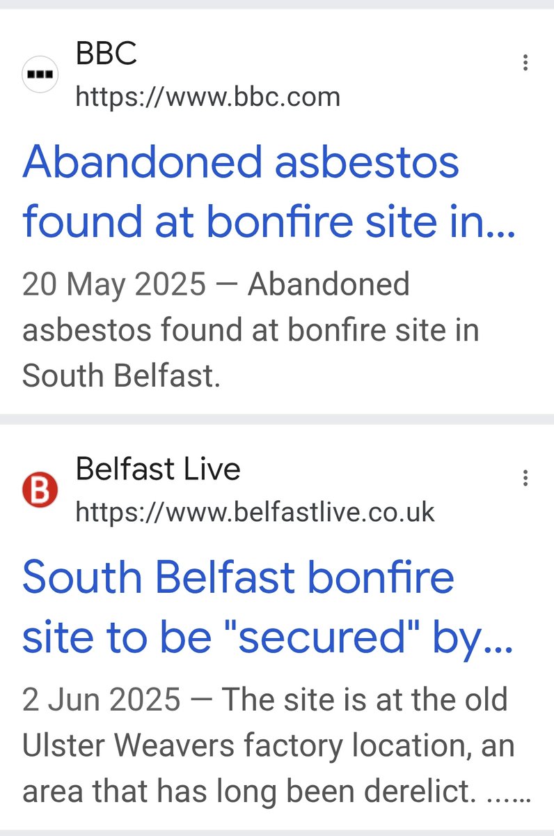 Has this asbestos been common knowledge since May?