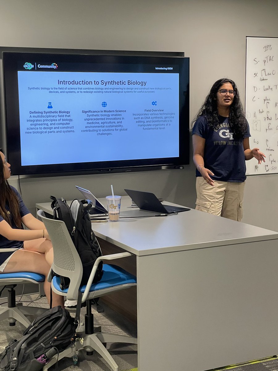 jastandeven's tweet image. Akshaya Poonepalle iGEM Ambassador presenting to our Frugal Science Academy participants. Sharing @iGEM experiences