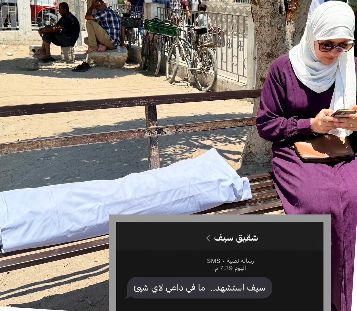 amalhabeeb87's tweet image. هذه الصورة تؤكد لي ولكم أن لكل خدش فينا حكاية، وفرض علينا أن ندوّنها قبل أن تُطوى في سجلّات النسيان!
لسنا أرقامًا ولم نكُ يومًا.
كنت أتابع صباح اليوم في مستشفى المعمداني فحوصات خاصة بي، بعد ضعف عام وانتكاسة صحية، وما أكثرها بعد عامين من الوجع والجوع!
المهم، جلست بعد أن أكلت الشمس…