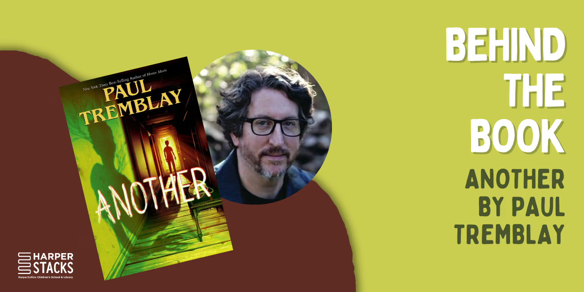 HarperStacks's tweet image. Middle grade readers who can't get enough horror will be delighted (and spooked!) by ANOTHER, the middle-grade debut from horror writer and middle school teacher Paul Tremblay 📚
Go behind the book here: bit.ly/407G2Z9