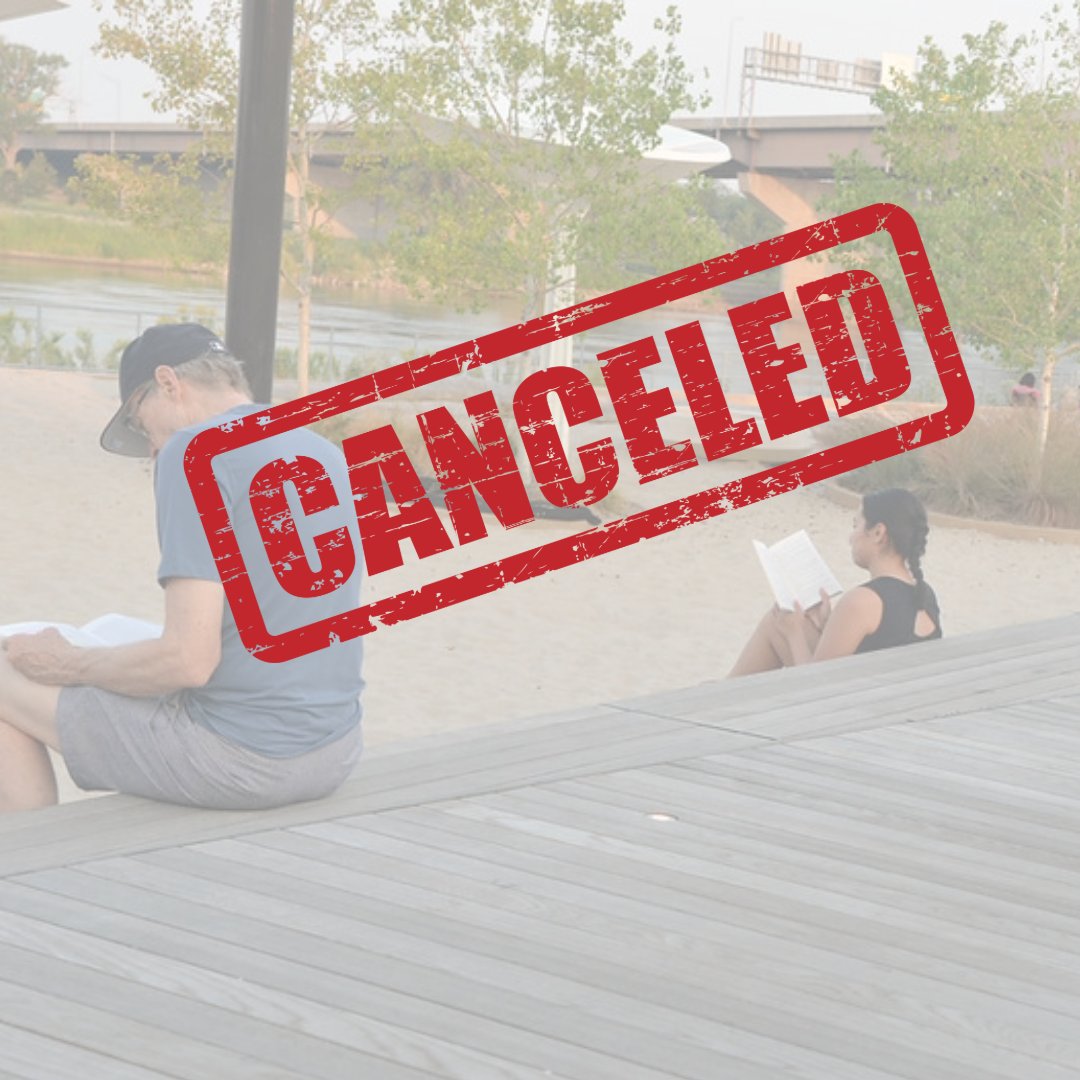Due to the impending weather, tonight's Out &amp; About Reading Party at Gene Leahy Mall has been canceled.