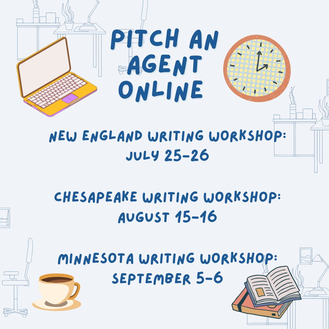 PSA: Our next 3 virtual conferences are coming up! More info here: writingdayworkshops.com/event-location…