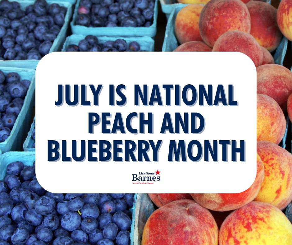 July is National Peach and Blueberry Month—a sweet reminder to support our local farmers! 

Find fresh NC-grown fruit at a farmers market near you.

#ThankAFarmer #ncpol