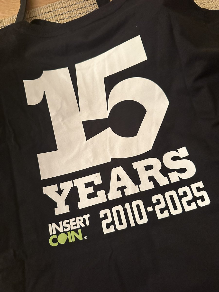 Happy belated birthday (sorry, I haven’t been home) to the best in the business, my friends at <a href="/InsertCoinTees/">Insert Coin</a>. Here’s to the next 15 years of incredible game-related clothing and more. ❤️ #GetYourGeekOn